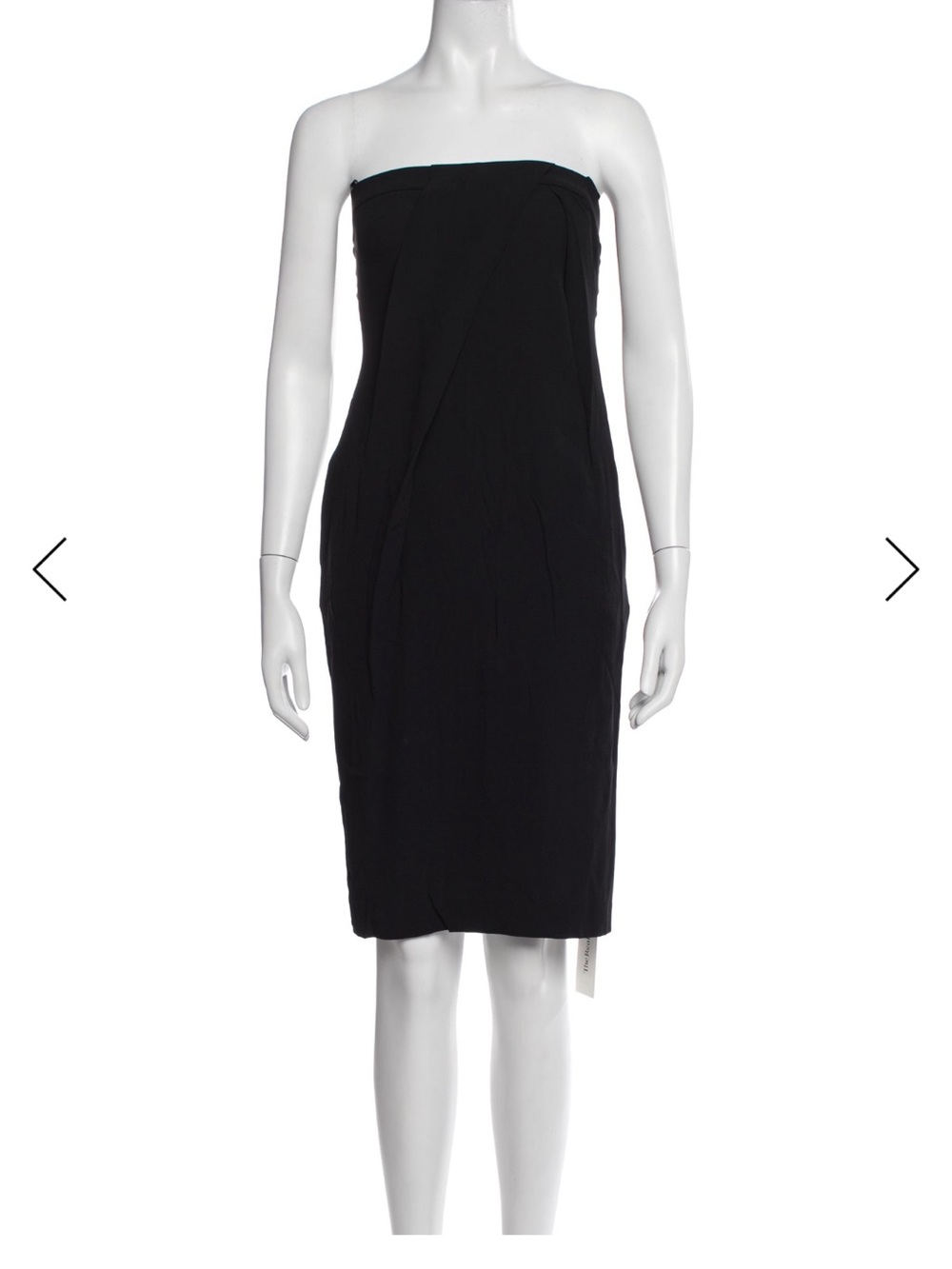 A.L.C. strapless midi Black Dress 0